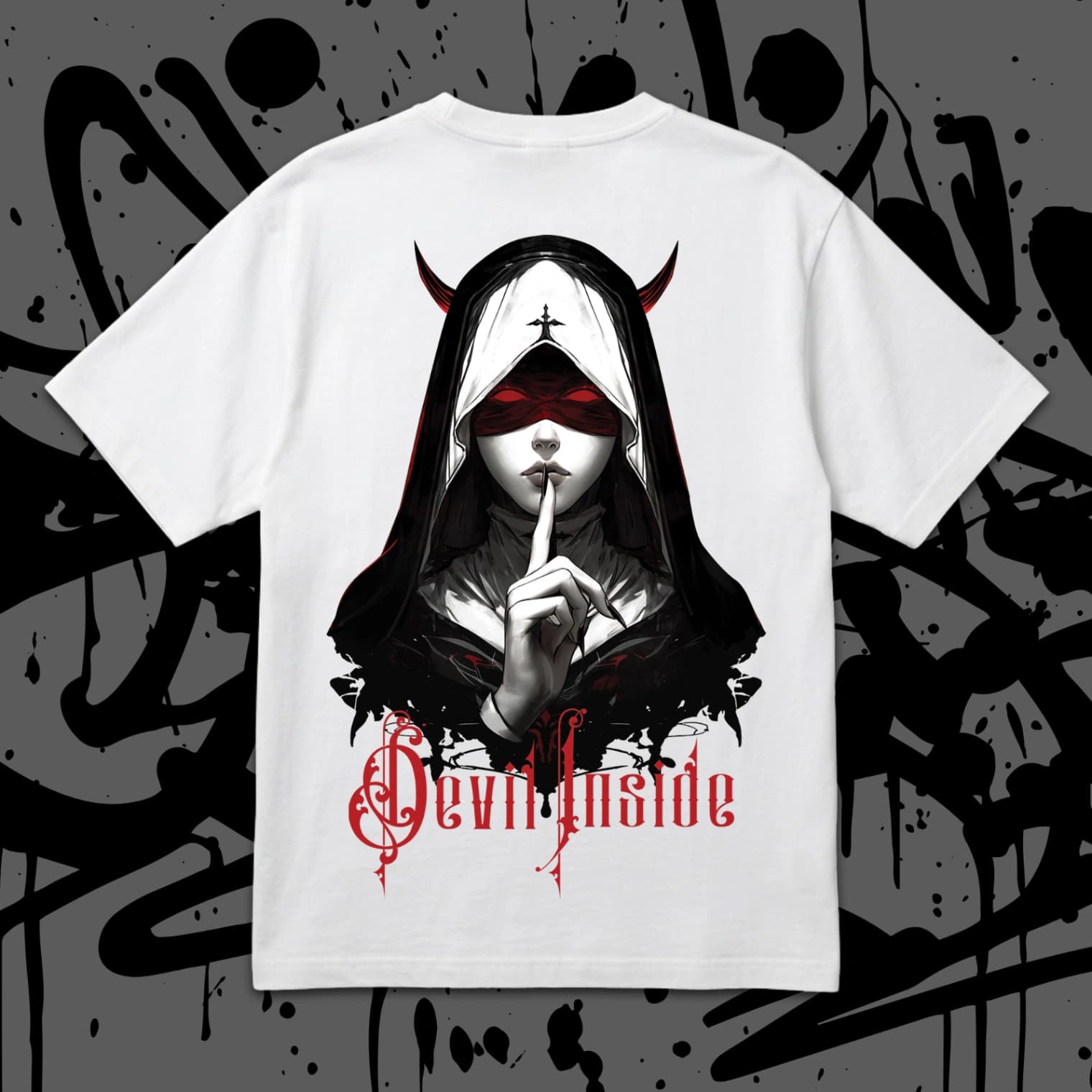 Тениска Oversize - Devil Inside